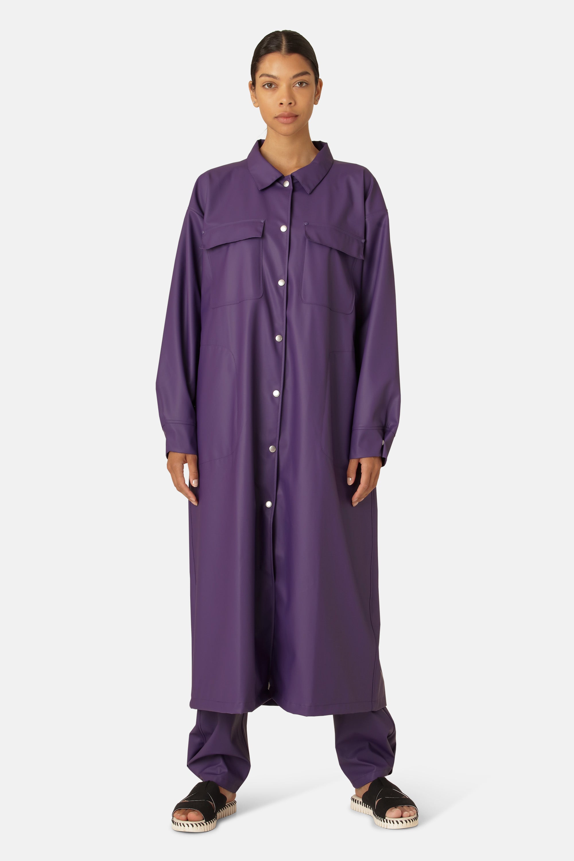 Ilse Jacobsen Hornbæk Rain Raincoat Raincoat 552 Purple Rain